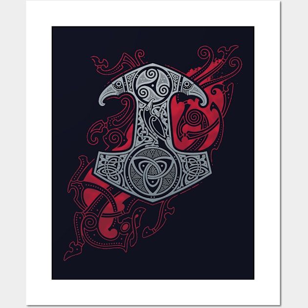 RAVEN'S MJOLNIR Wall Art by RAIDHO